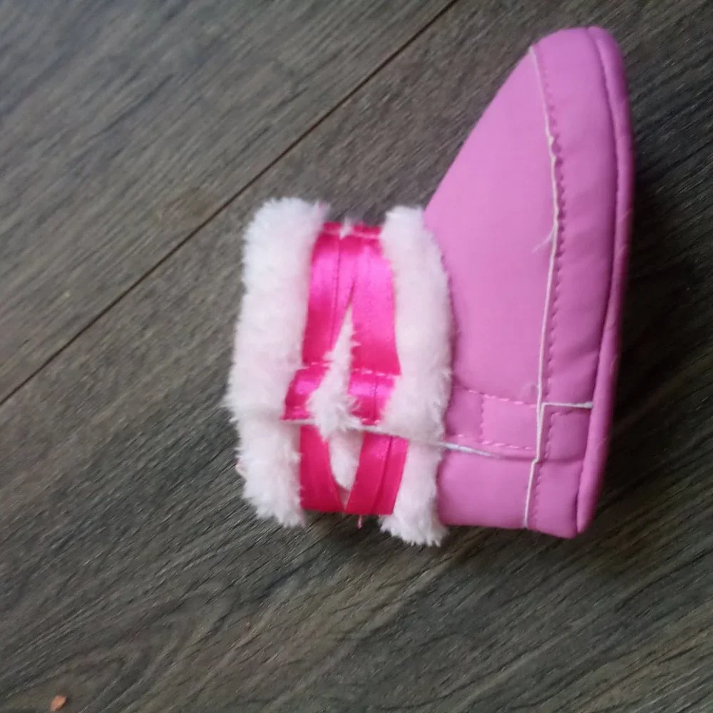 Like new Pink girl baby boots